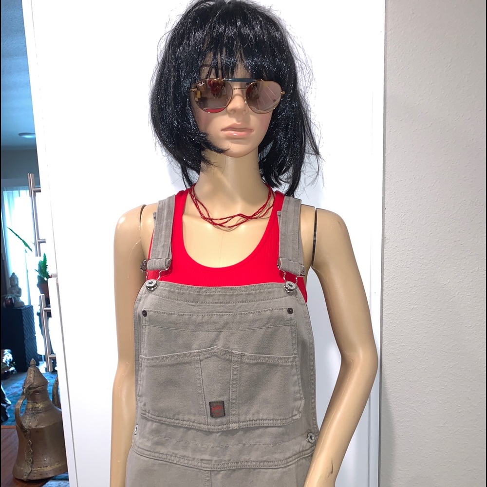 Khaki/green OVERALL JEAN JUMPER